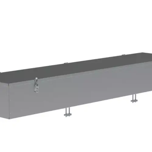 Tarvikelaatikko 2310x504x300mm Aku kanoottitraileriin