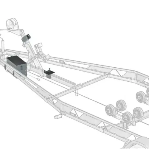 Aku venetrailereihin BP1800-3500 sähkövinssille asennussarja